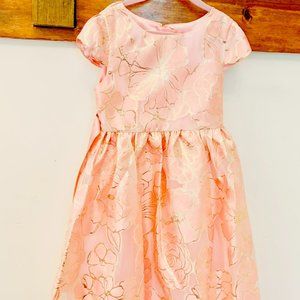 Monsoon NWOT Pink and Gold Jacquard Size 8